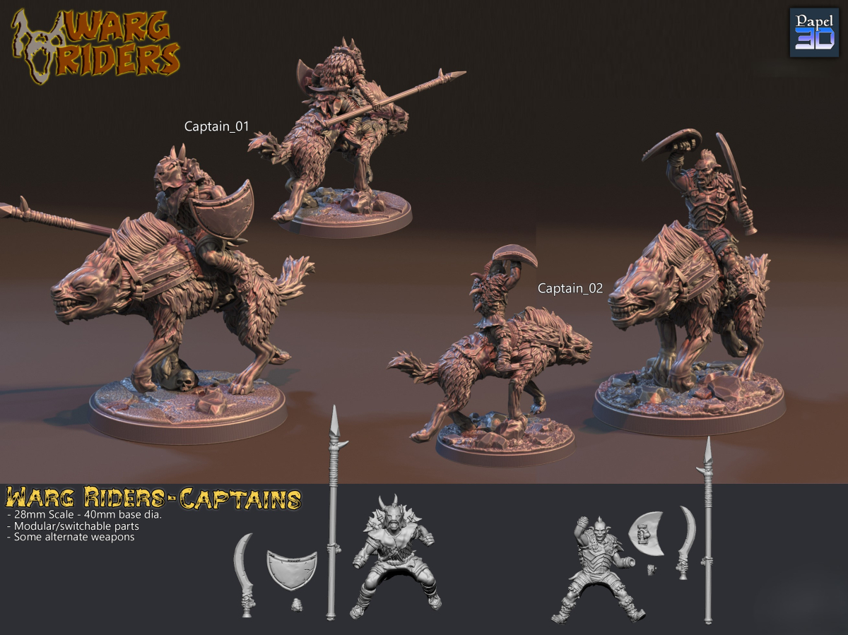 Warg riders Captains